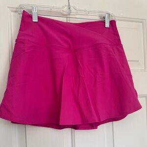 Hot pink athletic skort